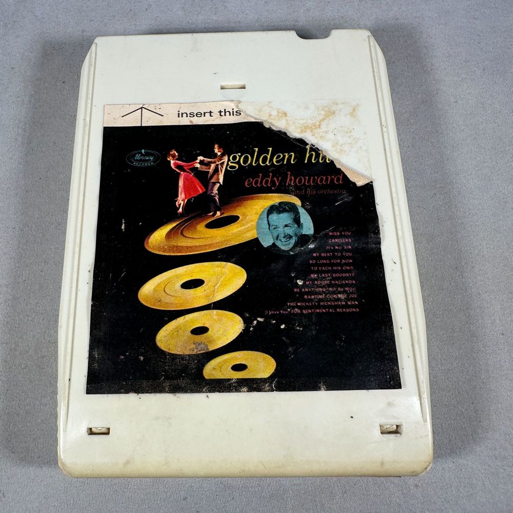 Eddy Howard Golden Hits 8-Track Mercury Records Music Album Vintage Classic